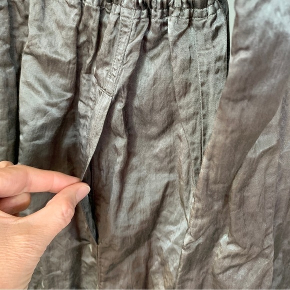 Eileen Fisher Silvery Gray Button Down Jacket Size PL - Picture 5 of 10